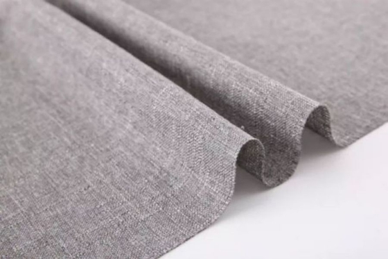 Phong cách trơn Polyester Vải lanh Polyester cho ghế sofa