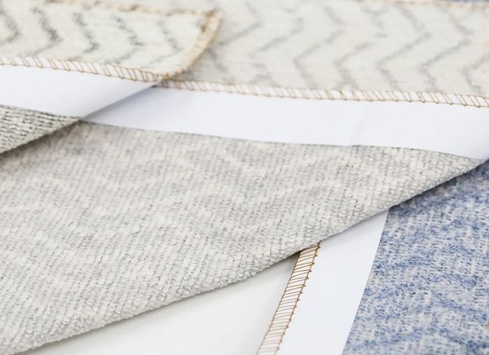 Cotton Wool Polyester Upholstery Kẻ sọc sáng bóng Vải Tweed ưa thích cho Sofa quần áo
