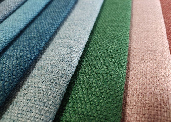 Vải lanh đàn hồi Sofa Vải Polyester Blend Vải chống nấm mốc