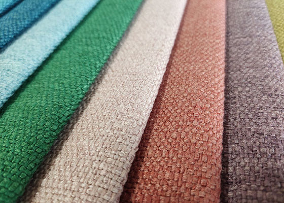 Vải lanh đàn hồi Sofa Vải Polyester Blend Vải chống nấm mốc
