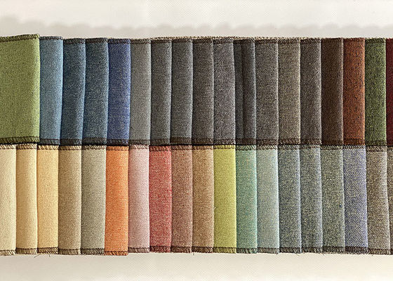 YARN DYED vải 100% polyester vải lanh vải cotton nhiều màu sắc cho nội thất sofa
