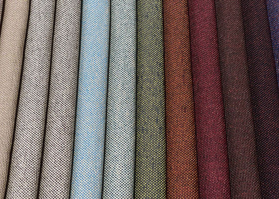 SGS Polyester Linen Vải bọc ghế Nhà may Vải dệt kim dệt