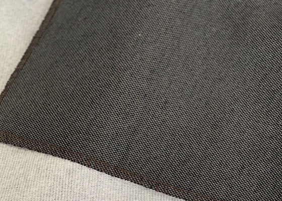 Vải lanh chống nước 100% Polyester nhìn vải bọc ghế sofa đơn giản được nhuộm vải giá rẻ