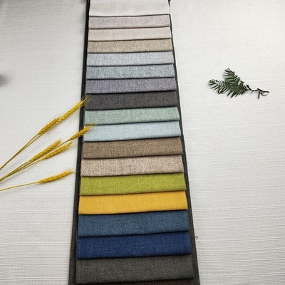 Vải lanh nhà dệt nhuộm vải lanh 100% Polyester