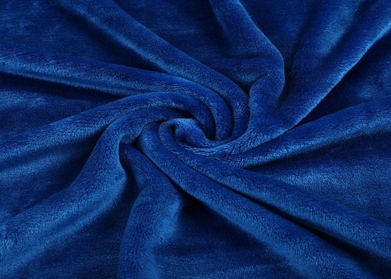 Cảm giác bàn tay mềm mại được chải bằng da lộn Vải sofa 100% Polyester Flannel