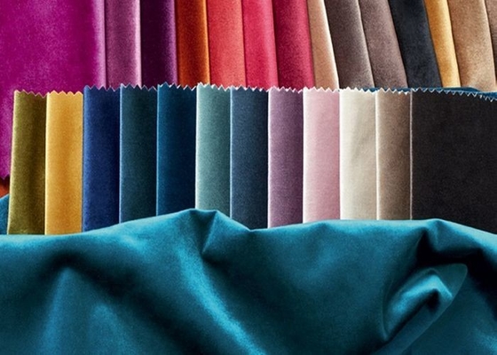 100% thân thiện với môi trường Polyester Hà Lan Vải nhung cho ghế sofa 700D
