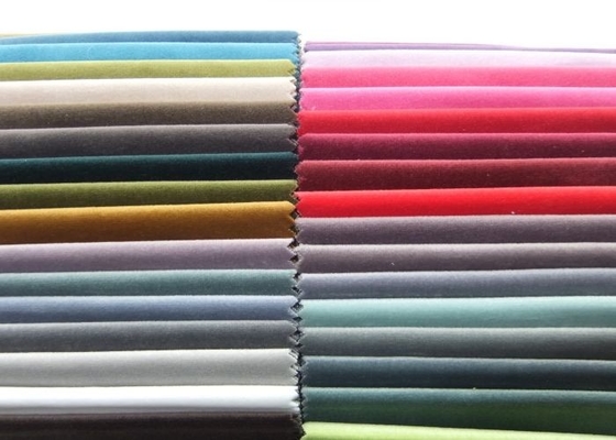 Nội thất 100% Polyester Vải nhung cho Ghế Sofa Chống nhăn